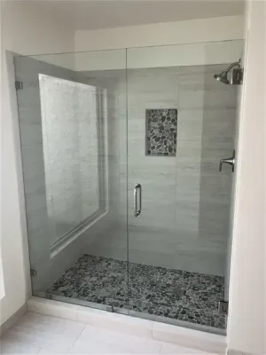 Inline Frameless Shower Door